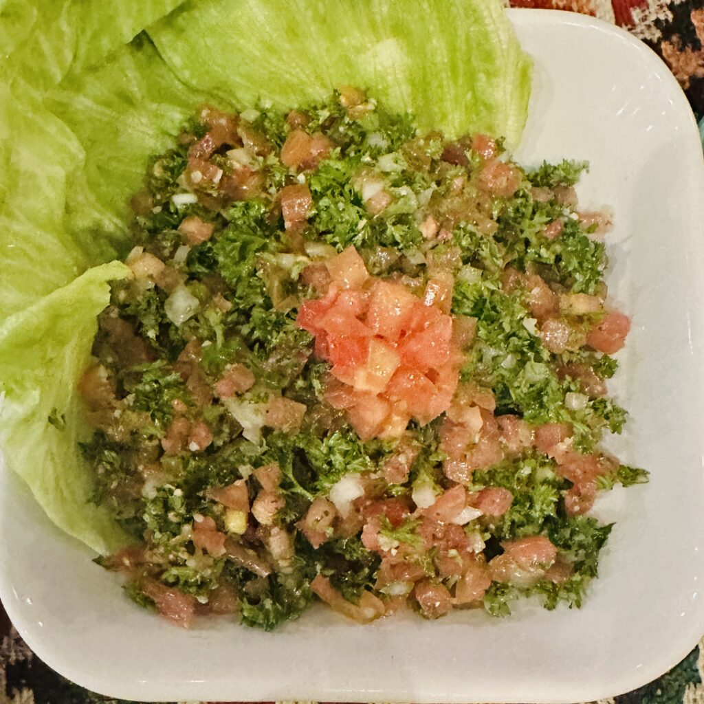Image of Levantine Mediterranean Tabloueh Salad Cusine | www.followfauzia.com