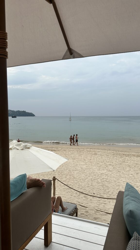 This image is of the Ban Tao beach clicked from the Catch Club, Phuket | www.followfauzia.com