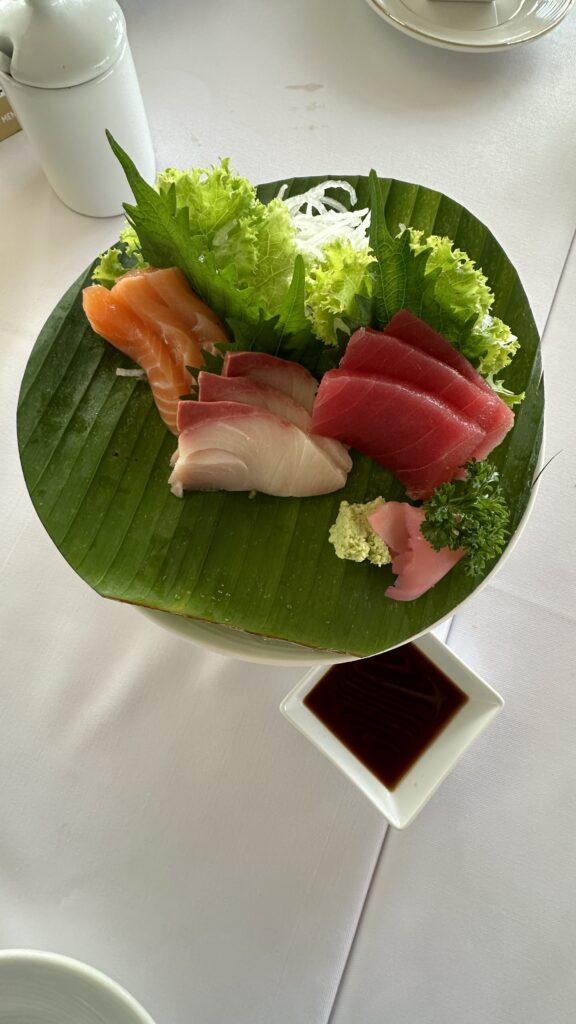 This image is of Sashimi Salad  prepared by Catch Beach Club Phuket | Followfauzia.com