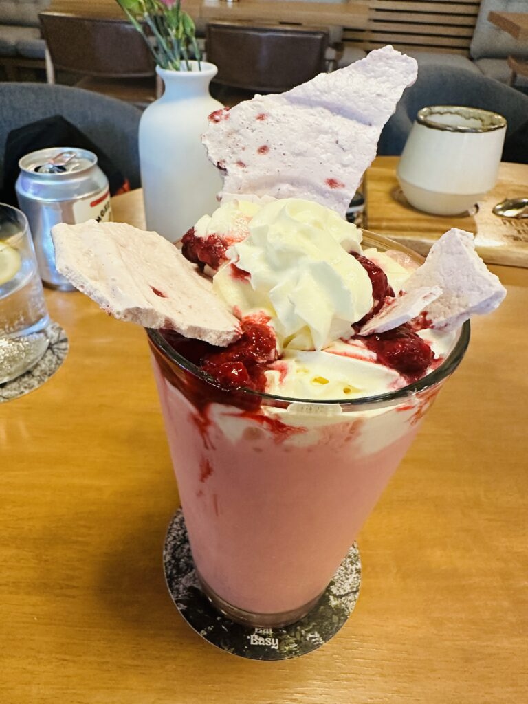 Photo Credit | Follow FauZia | Raspberry Milkshake at Take Eat Easy 