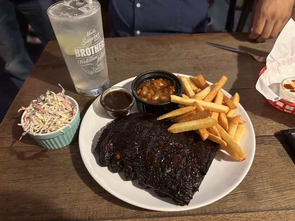Image Ribs and Fries | Fatty's Diner | Follow FauZia Reviews 